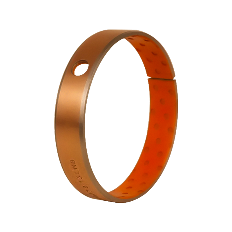 HZ2L 2-es típusú porózus szinterezett réz POM/töltőanyag (narancssárga) határoló kenőcsapágy